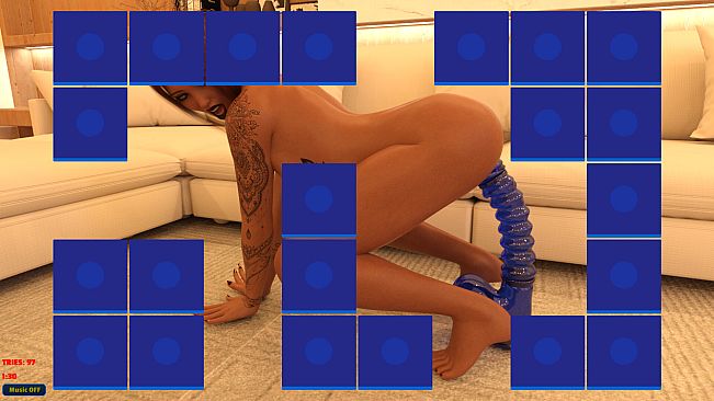 Sexy Memory Puzzle - Dildo Girl