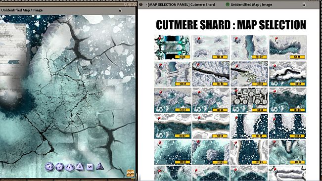 Fantasy Grounds - Meanders Map Pack: Cutmere Shard (Map Pack)