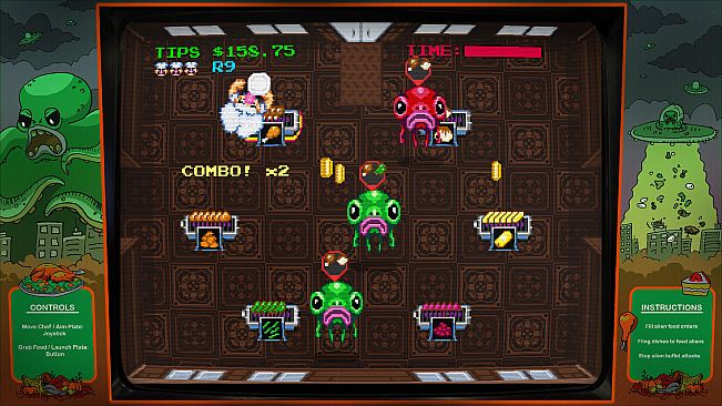 Digital Eclipse Arcade: Invasion of the Buffet Snatchers