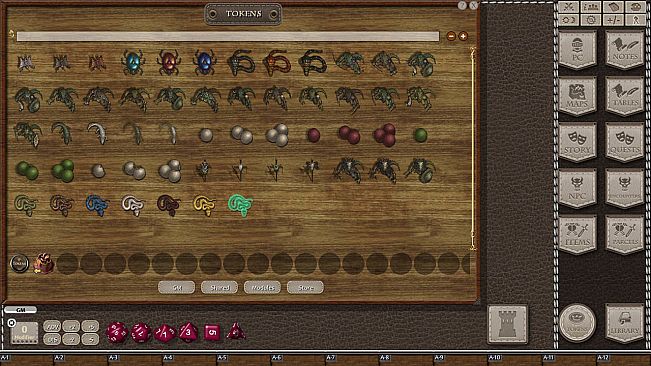 Fantasy Grounds - Jans Token Pack 25 - Swamp Creatures