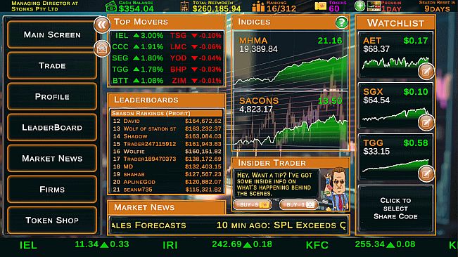 Stock Market Tycoon: Challenge