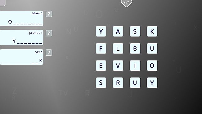 Mini Words - minimalist puzzle