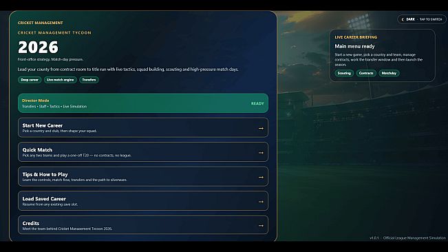 Cricket Management Tycoon