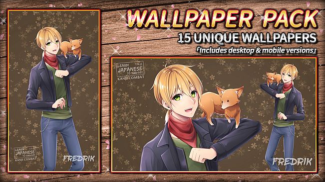 Learn Japanese To Survive! Kanji Combat - Wallpaper Pack