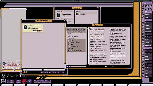 Fantasy Grounds - Star Trek Adventures: Better Days