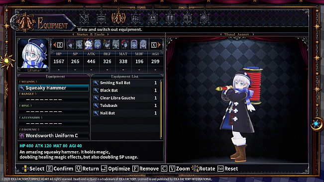 Death end re;Quest 2 - Gag Weapon Set 1