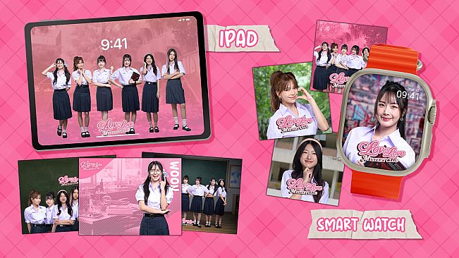 Love Love Mystery Club - Wallpaper Pack
