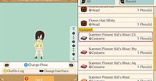 Frontier Summer Clothes Set - WorldNeverland - Daily Life in the Elnea Kingdom - Another Life Adventure