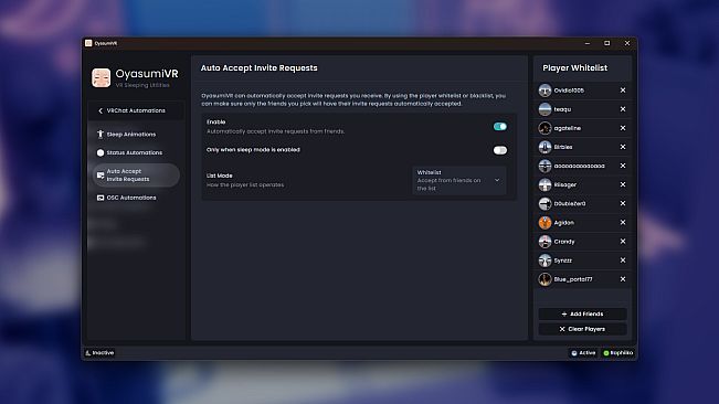OyasumiVR - VR Sleeping Utilities