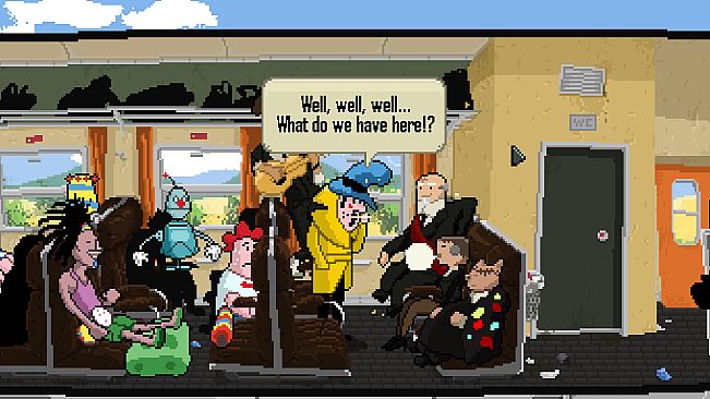 Detective Case and Clown Bot in: The Express Killer