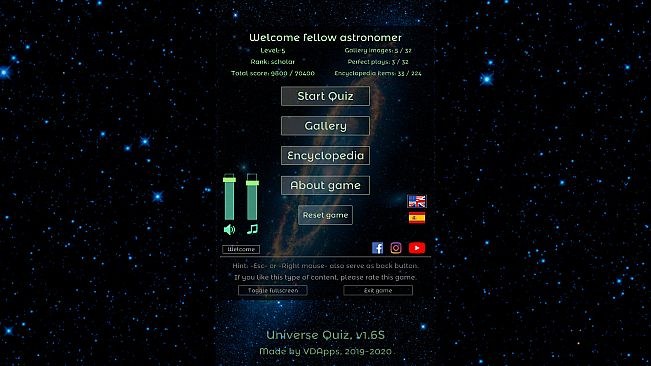 Universe Quiz