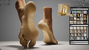 HAELE 3D - Feet Poses Pro - Drawing References