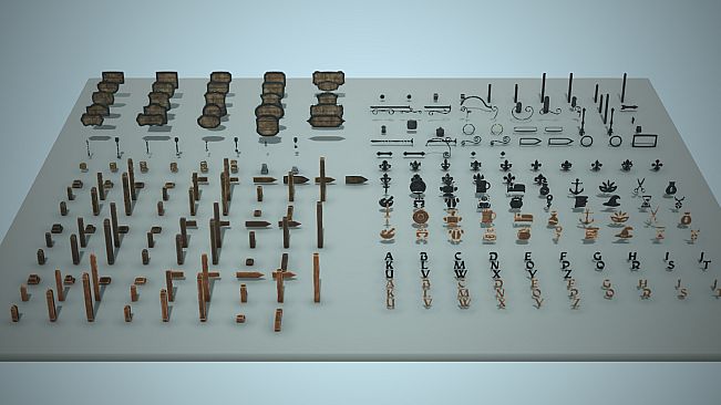 RPG Developer Bakin Modular Medieval Signs