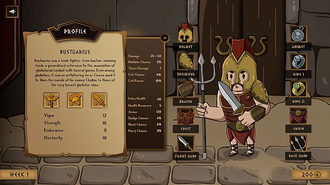 LANISTA: Shadows and Dust