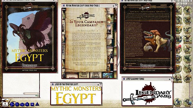 Fantasy Grounds - Mythic Monsters #34: Egypt (PFRPG)