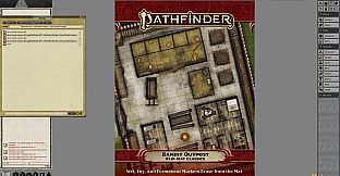 Fantasy Grounds - Pathfinder RPG - Pathfinder Flip-Mat - Classic Bandit Outpost