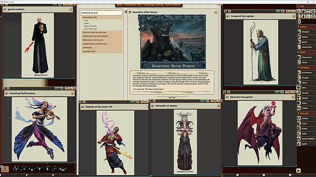 Fantasy Grounds - Pathfinder RPG - Campaign Setting: Horror Realms