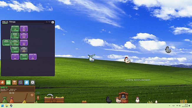 Taskbar Chickens