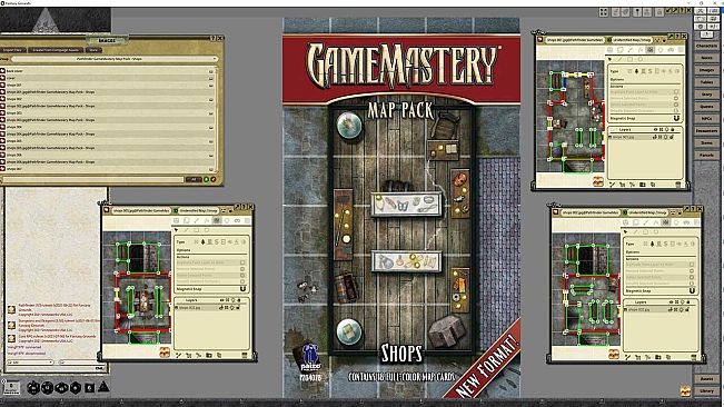 Fantasy Grounds - Pathfinder RPG - GameMastery Map Pack: Shops