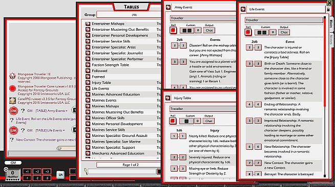 Fantasy Grounds - Traveller Mongoose 1E Ruleset (Traveller 1E Mongoose)