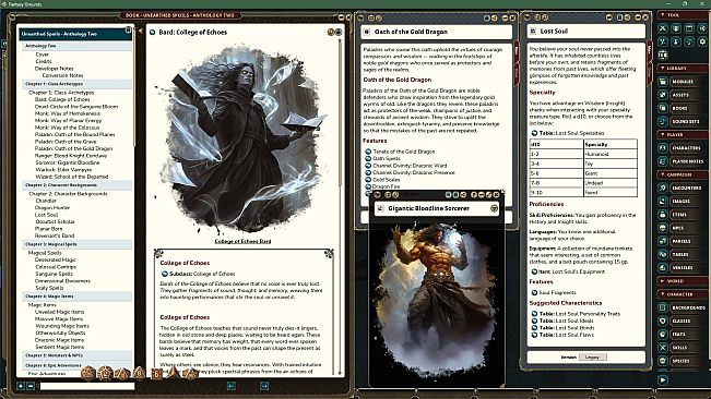 Fantasy Grounds - Unearthed Spoils Anthology Two