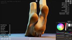HAELE 3D - Feet Poses Pro - Drawing References