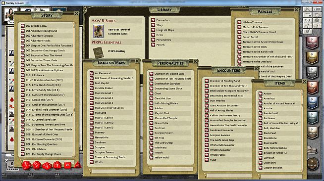Fantasy Grounds PFRPG Compatible Adventure: B19 - Tower of Screaming Sand