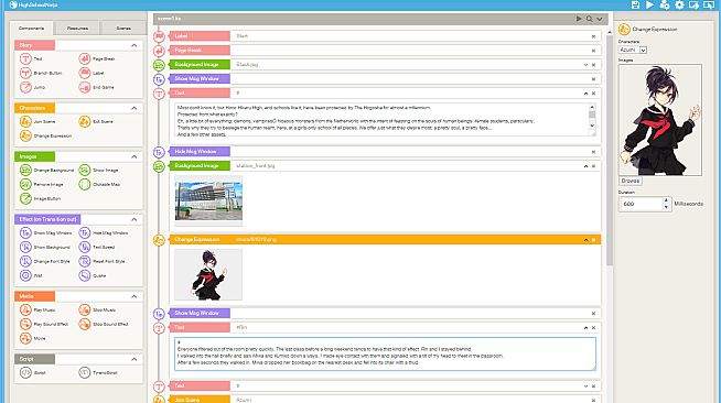TyranoBuilder Visual Novel Studio