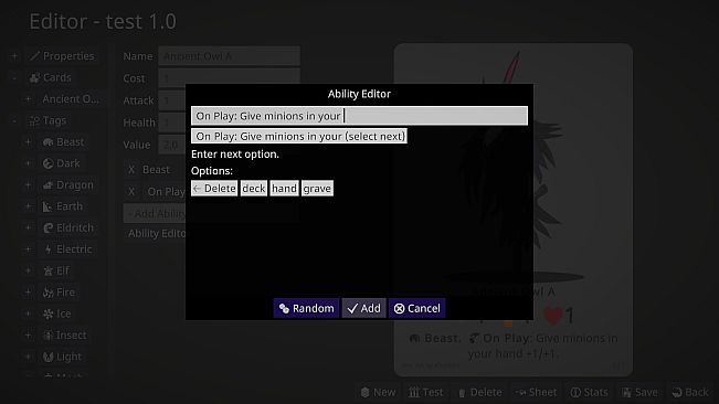 Cardeneer Editor (optional)
