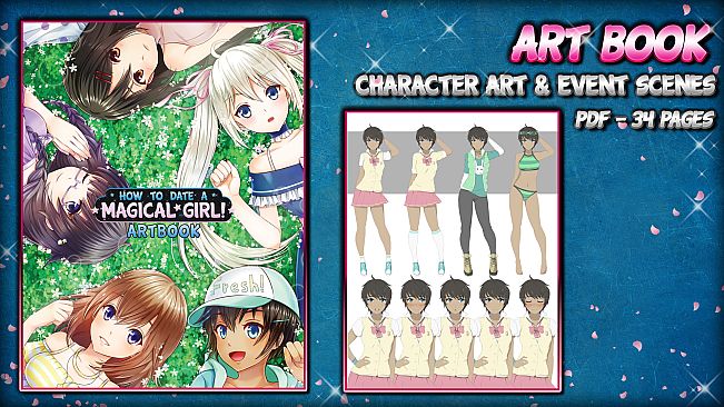 How To Date A Magical Girl! Art Book