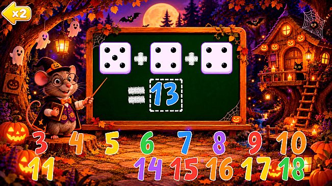 123 Early Learning Halloween Games for Kids, Toddlers, Babies