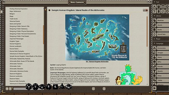 Fantasy Grounds - Campaign Builder: Castles & Crowns