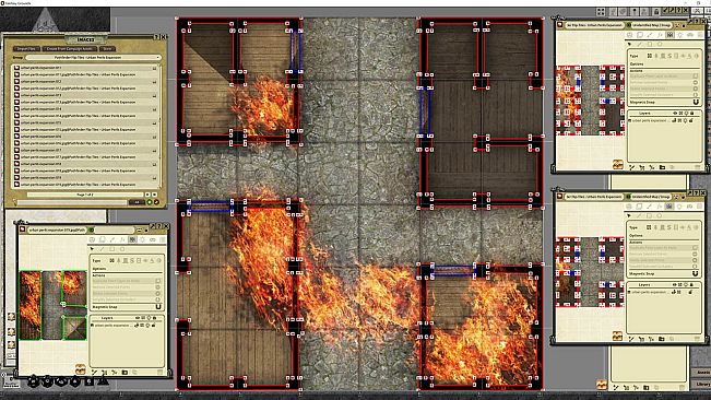 Fantasy Grounds - Pathfinder RPG - Flip-Tiles - Urban Perils Expansion