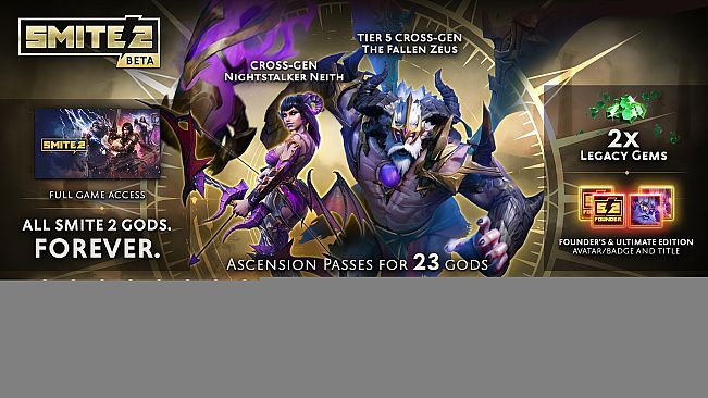 SMITE 2 Ultimate Founder's Edition