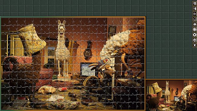 Pixel Puzzles Aardman Jigsaws: The Farmers Llamas