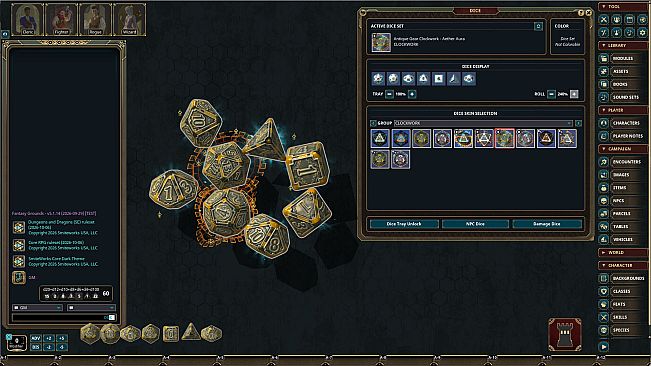 Fantasy Grounds - Clockwork Dice Pack