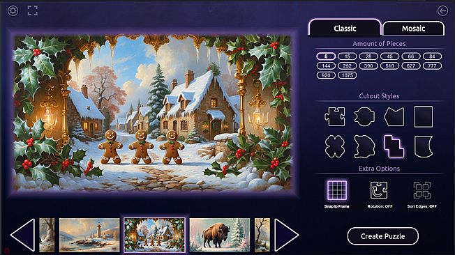 Master of Pieces  Jigsaw Puzzle DLC - Silver Winter