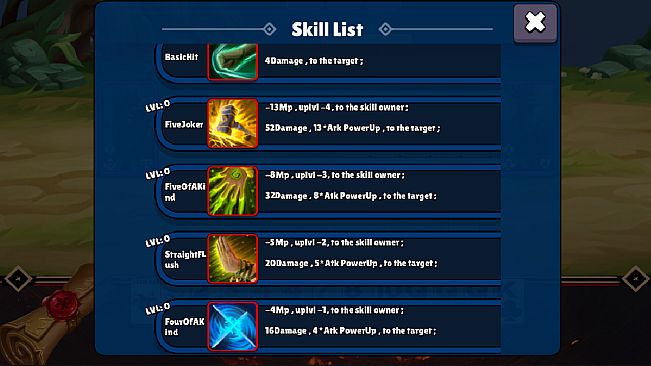 13 Playing Cards Of Demon