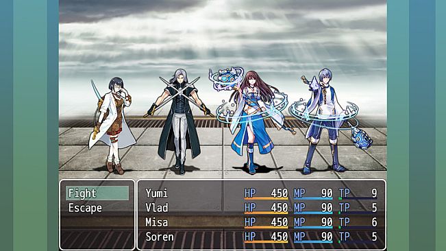 RPG Maker MZ - Frontier Works: Futuristic Heroes and BGM