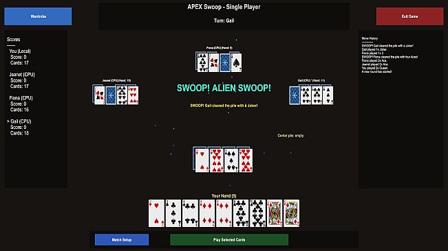 APEX Swoop: Card Game: Space Aliens Pack
