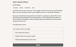 Yeti's Parole Officer