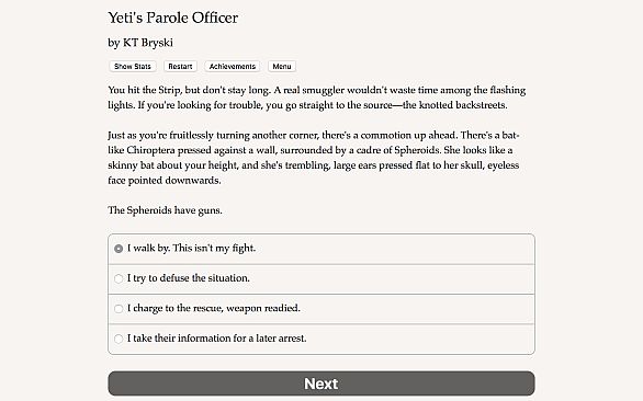 Yeti's Parole Officer