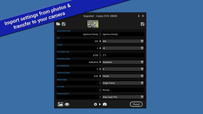 Snapshot - DSLR Camera Control