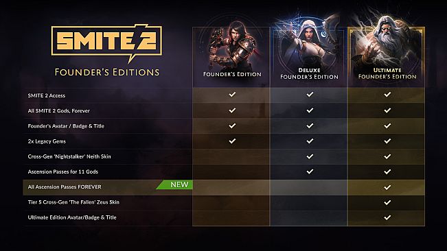 SMITE 2 Deluxe Founder's Edition