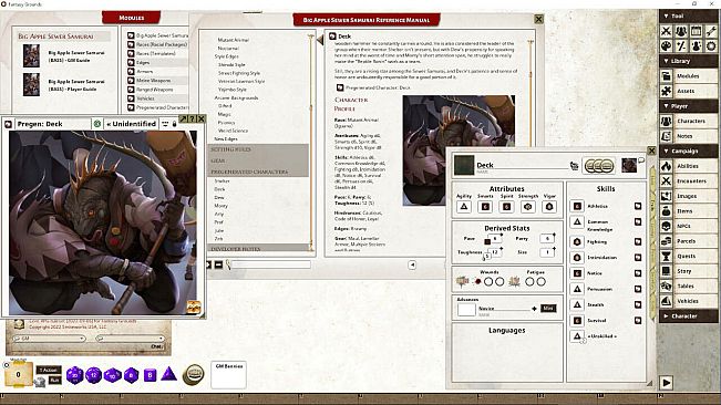 Fantasy Grounds - Big Apple Sewer Samurai