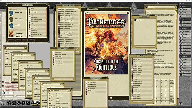 Fantasy Grounds - Pathfinder RPG - Campaign Setting: Chronicle of the Righteous