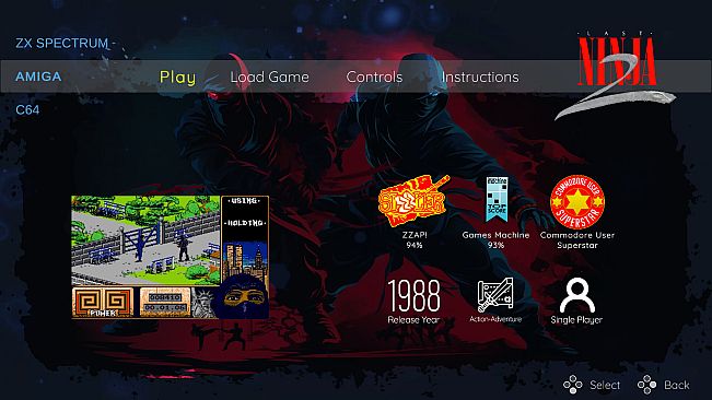 The Last Ninja Collection + Bonus Games