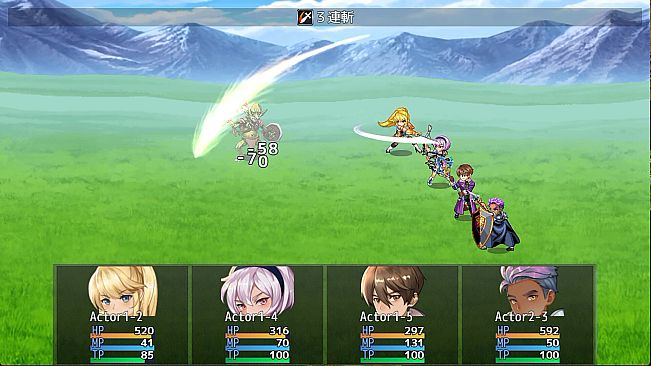 RPG Maker MV - Animation Battler Material Collection Travel Companion Set 2