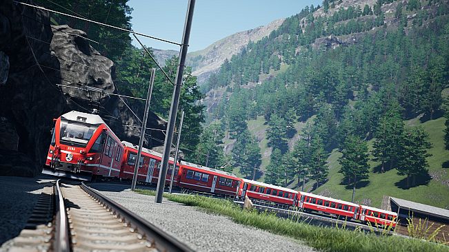 Train Sim World 6: Berninalinie: Tirano - Ospizio Bernina Route Add-On