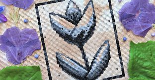 Aster Pebble and the Case of Bad Bureaucracy - Cross Stitch Zine